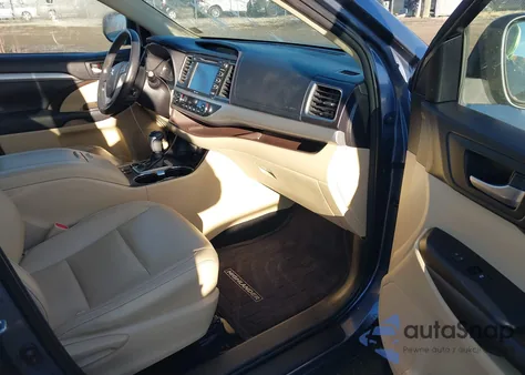 2015 Toyota Highlander Xle V6 from USA, damaged, VIN 5TDJKRFH6FS164911